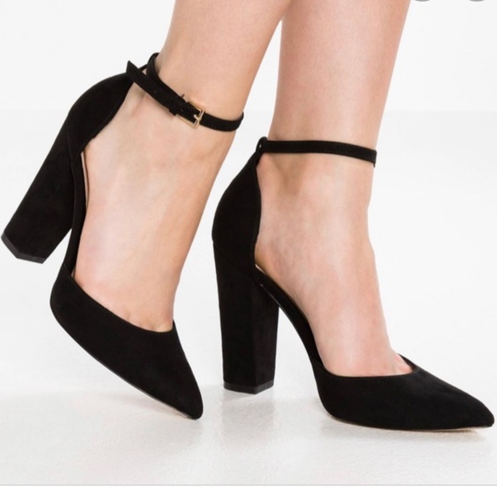 Aldo Suede Block Heels
